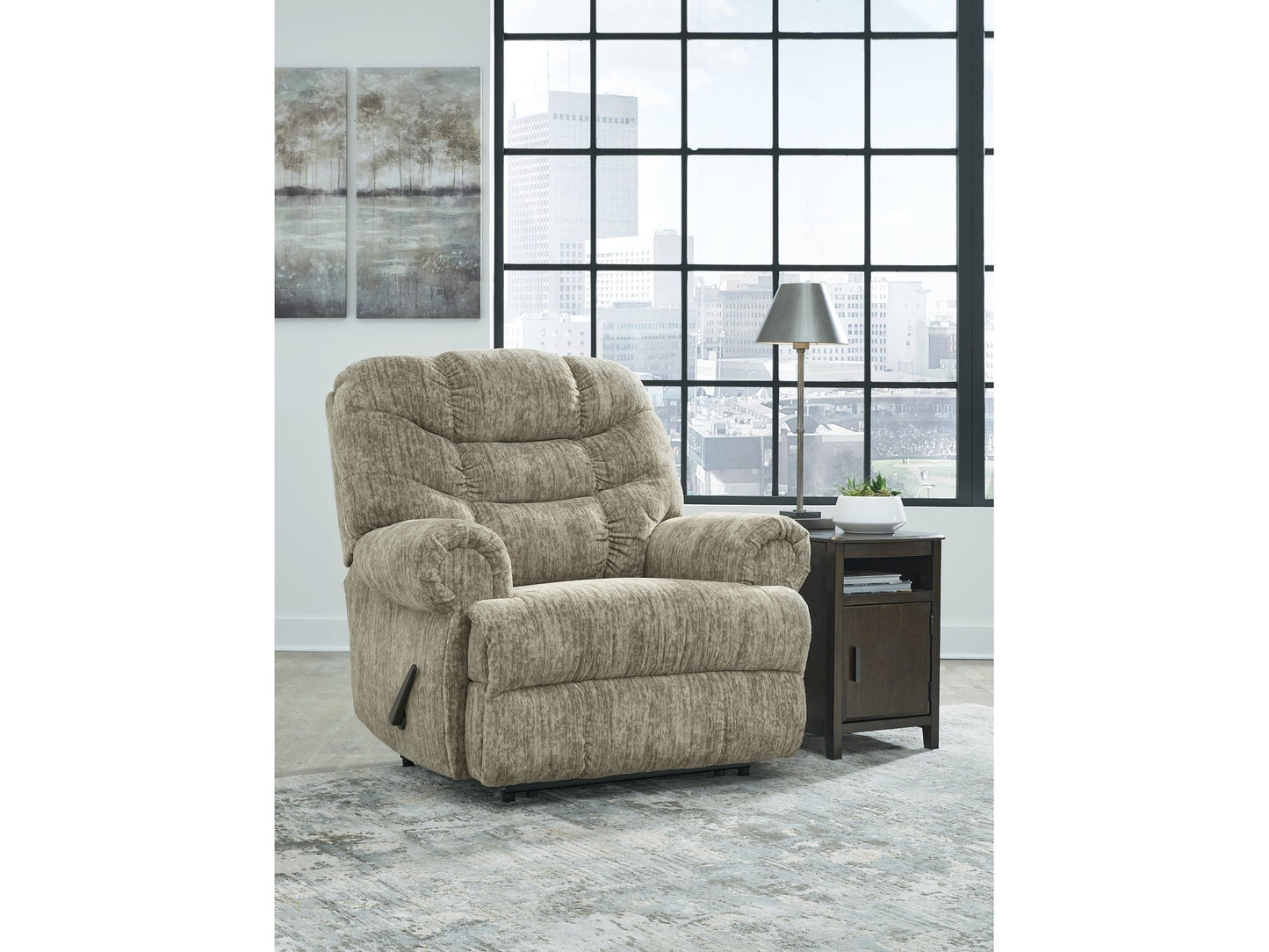 Movie Man Taupe Recliner