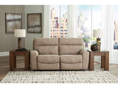 Next-Gen DuraPella Sand 2-Piece Power Reclining Sectional Loveseat