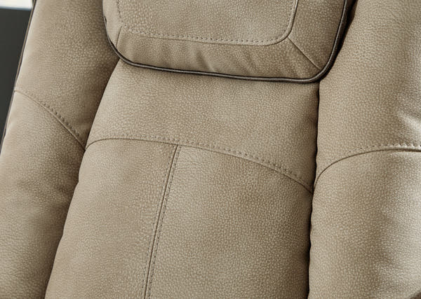 DuraPella Box-Arm Power Recliner with Adjustable Headrest