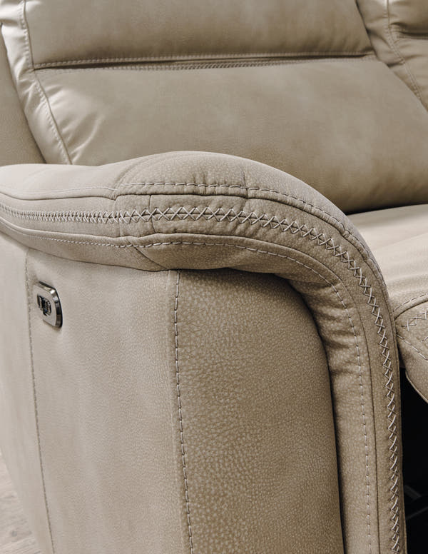 Next-Gen DuraPella Sand Power Reclining Sofa