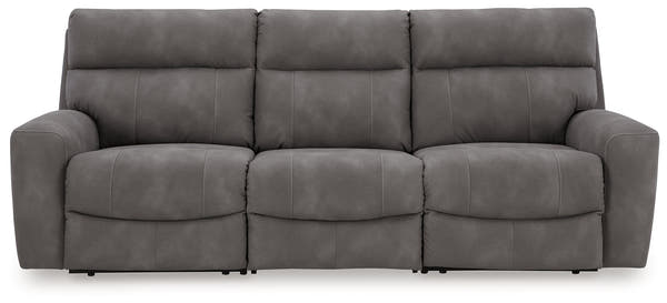 Next-Gen DuraPella Slate 3-Piece Power Reclining Sectional Sofa
