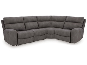 Next-Gen DuraPella Slate 4-Piece Power Reclining Sectional