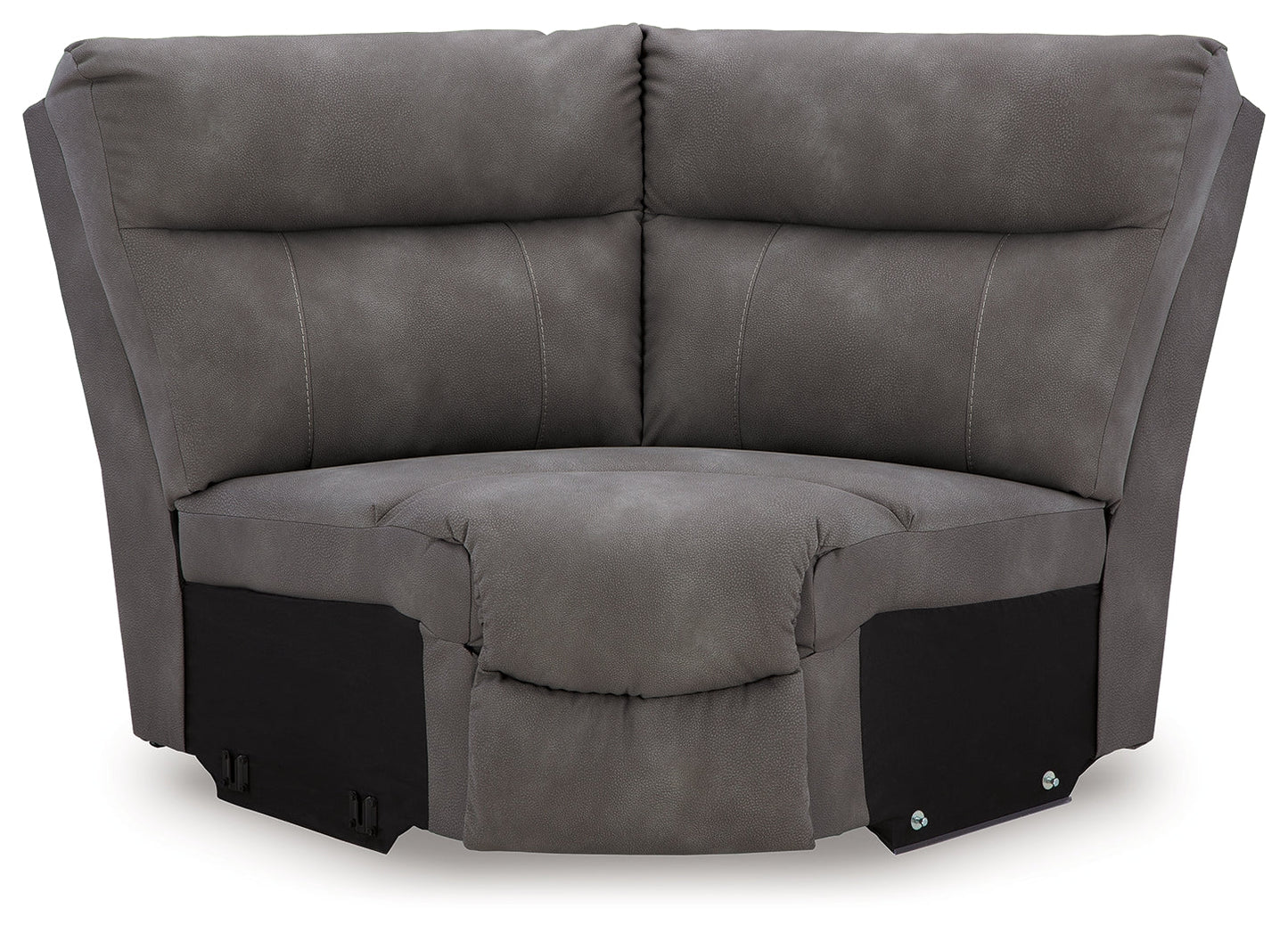 Next-Gen DuraPella Slate 5-Piece Power Reclining Sectional (2 armless chairs)