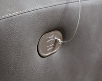 Next-Gen DuraPella Slate 5-Piece Power Reclining Sectional (armless chair)