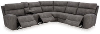 Next-Gen DuraPella Slate 6-Piece Power Reclining Sectional