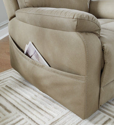 Next-Gen Durapella Sand Power Lift Recliner