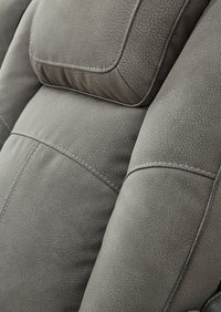 DuraPella Box-Arm Power Recliner with Adjustable Headrest