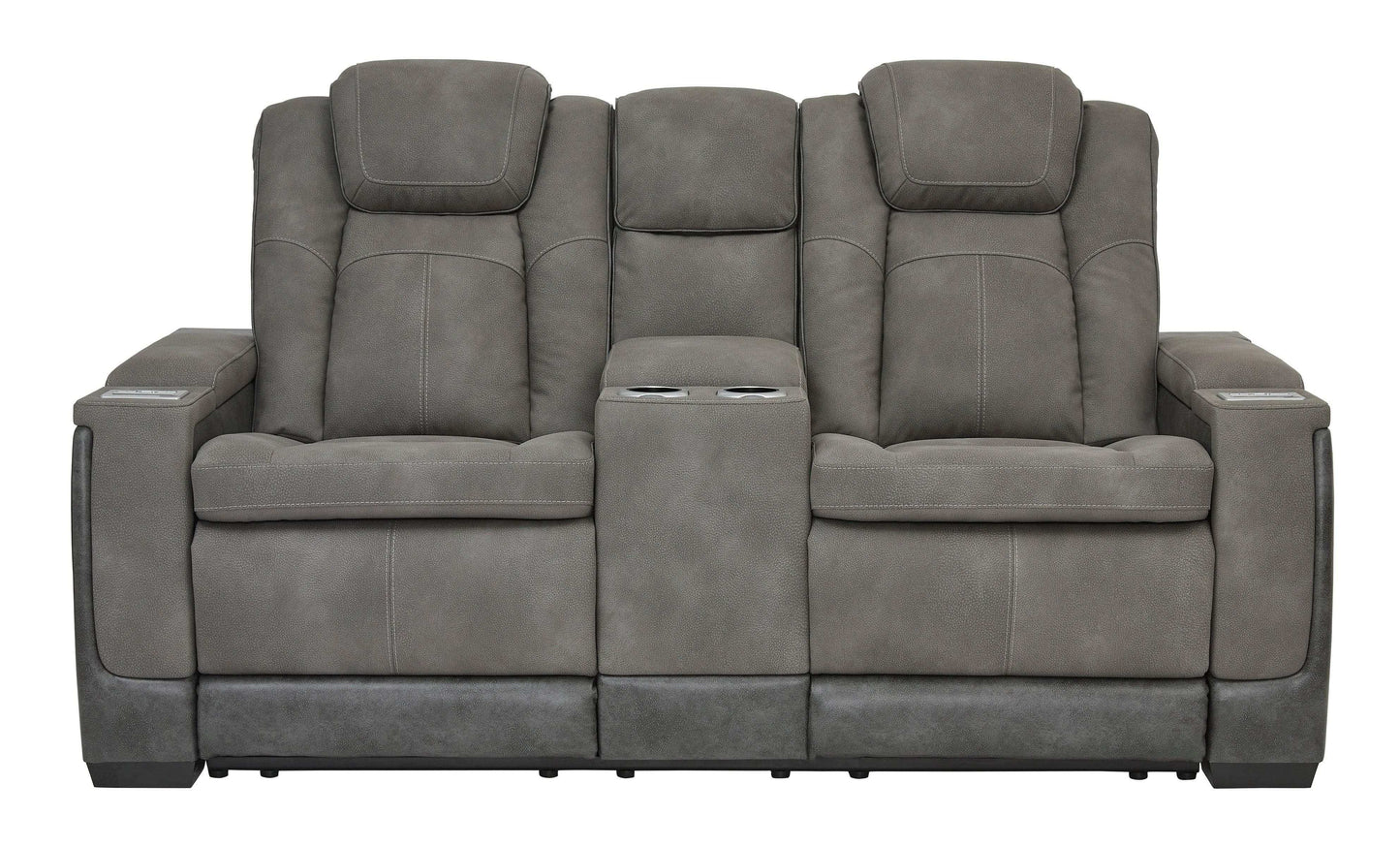 NextGen DuraPella Dual Tone Slate Power Reclining Sofa & Loveseat