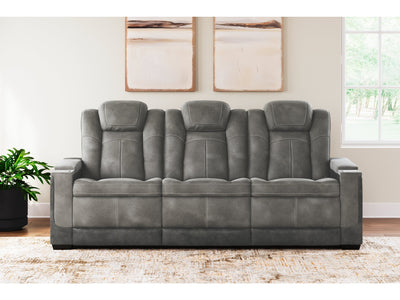 PWR REC SOFA WITH ADJ HEADREST