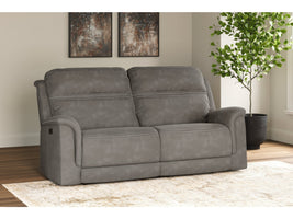 NextGen DuraPella Slate Power Reclining Sofa