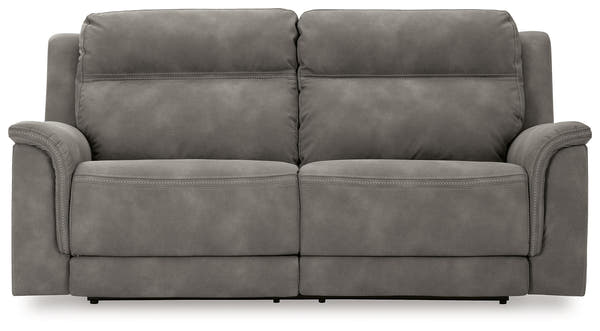 NextGen DuraPella Slate Power Reclining Sofa