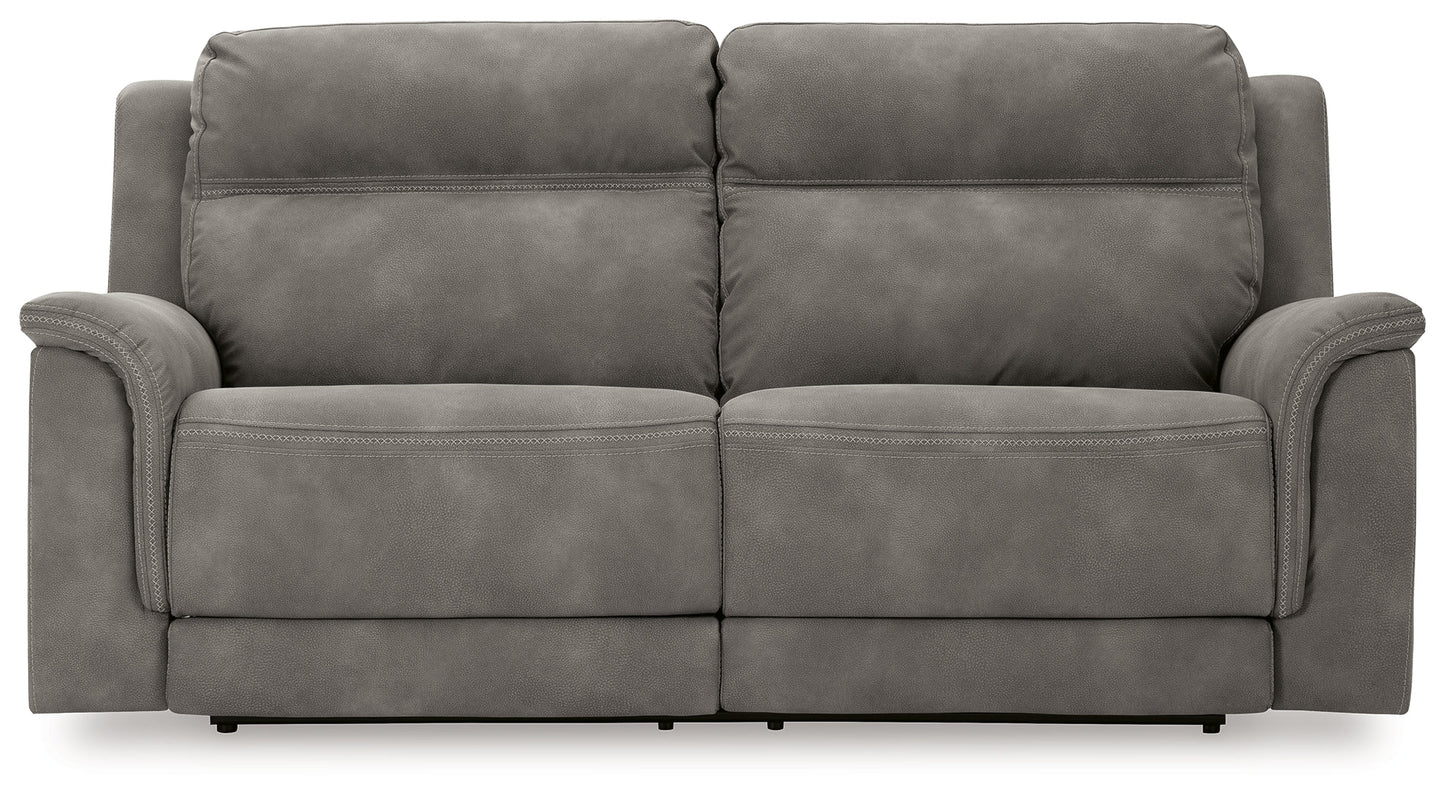 NextGen DuraPella Slate Power Reclining Sofa