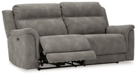 NextGen DuraPella Slate Power Reclining Sofa