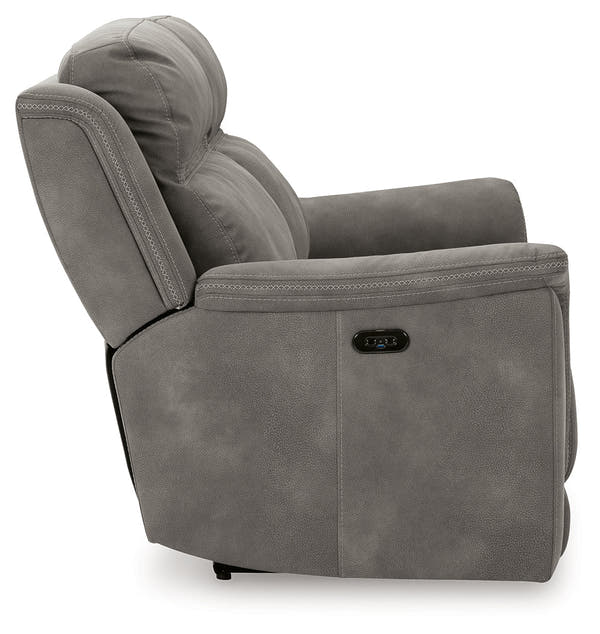NextGen DuraPella Slate Power Reclining Sofa