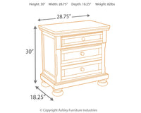 Porter Queen Panel Bedroom Set with Dresser, Mirror, Chest and 2 Nightstands