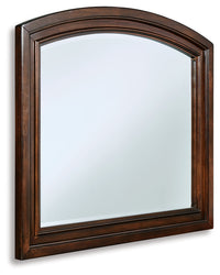Porter Rustic Brown Bedroom Mirror
