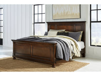 Porter Rustic Brown King Panel Bed
