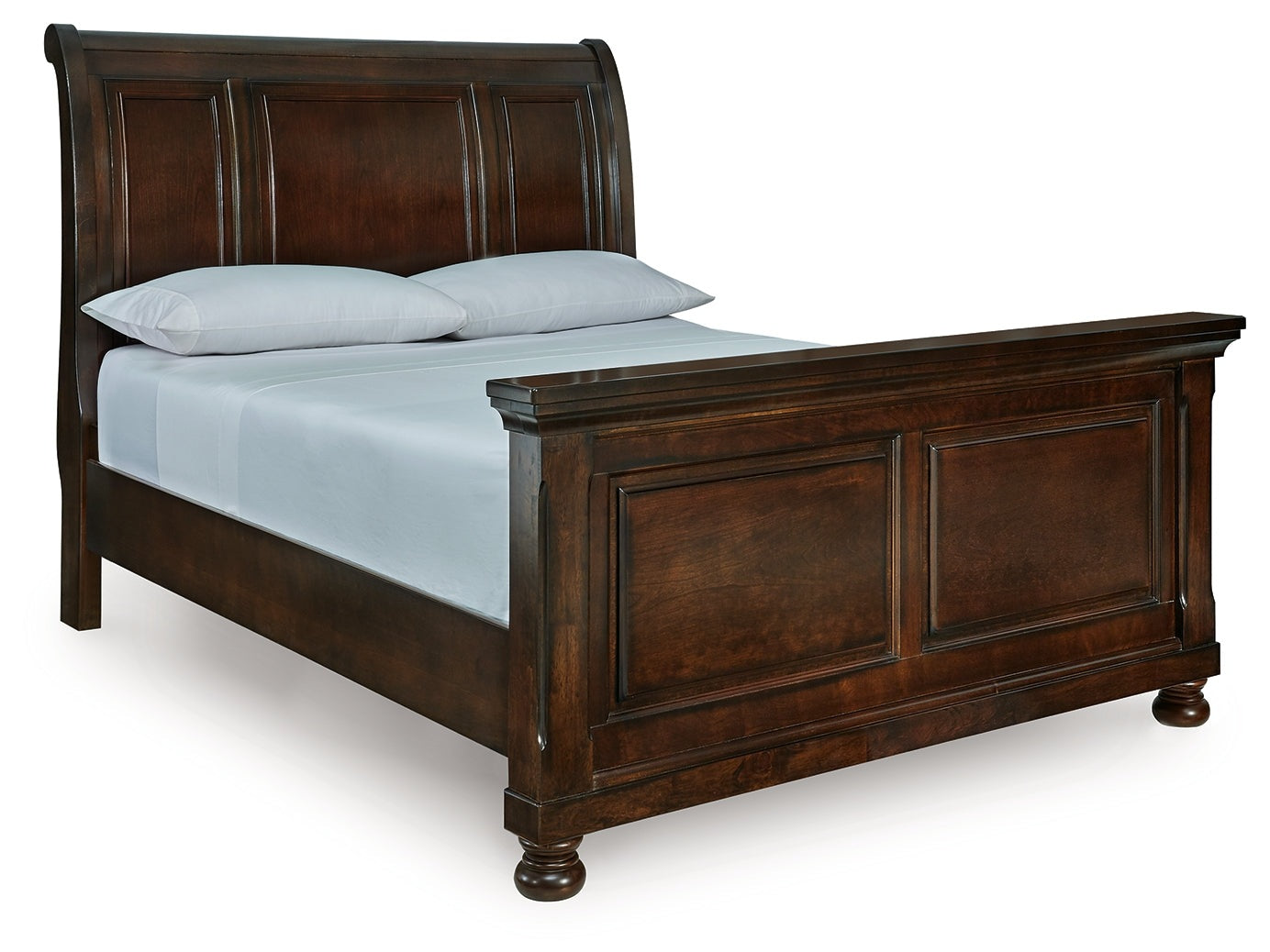 Porter Rustic Brown Queen Sleigh Bed