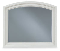 Robbinsdale Antique White 42" Bedroom Mirror