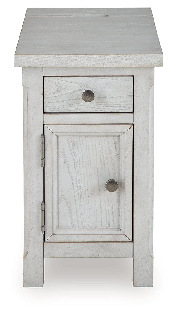 Robbinsdale Antique White Chairside End Table