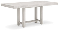 Robbinsdale Antique White Counter Height Dining Table and 4 Barstools