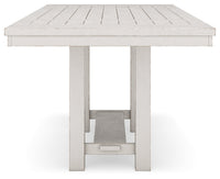 Robbinsdale Antique White Counter Height Dining Table and 4 Barstools