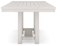 Robbinsdale Antique White Counter Height Extension Dining Room Table