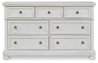 Robbinsdale Antique White Dresser w/ 7 Drawers