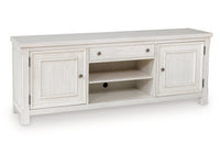 Robbinsdale Antique White Extra Large TV Stand