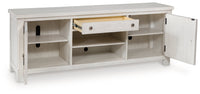 Robbinsdale Antique White Extra Large TV Stand