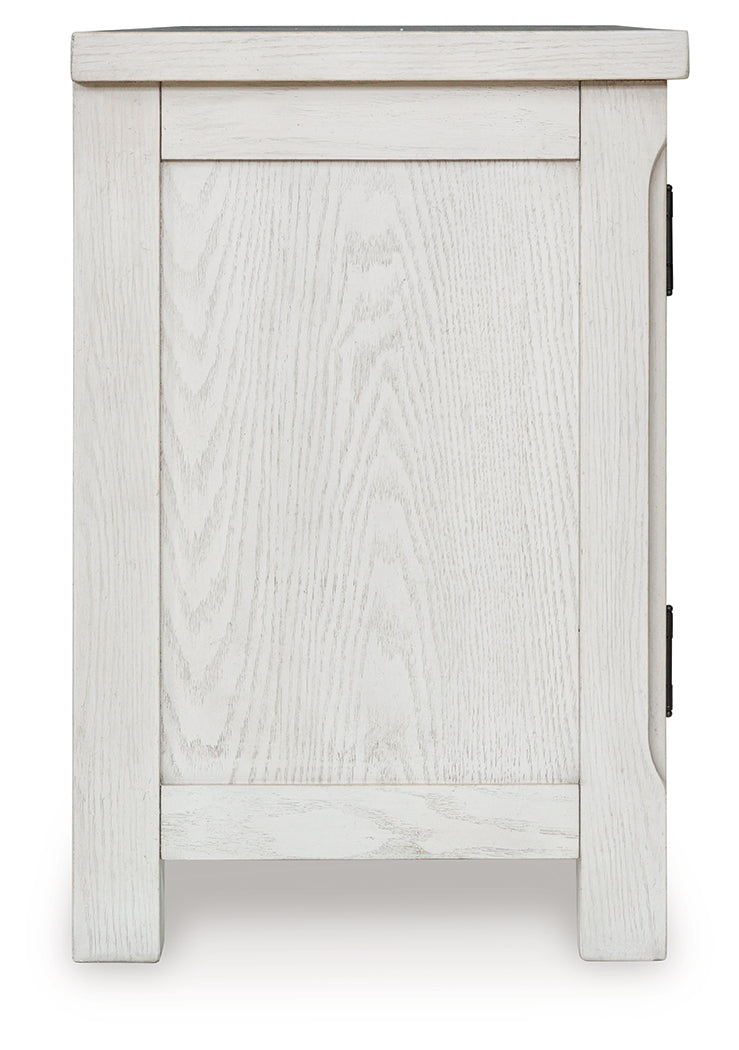 Robbinsdale Antique White Extra Large TV Stand