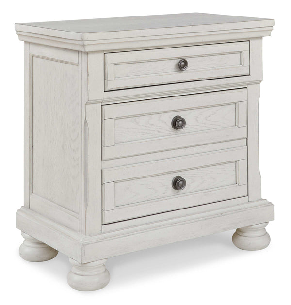 Robbinsdale Antique White King Sleigh Storage Bedroom Sets