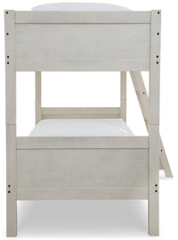 Robbinsdale Antique White Twin/Twin Bunk Bed w/ Ladder