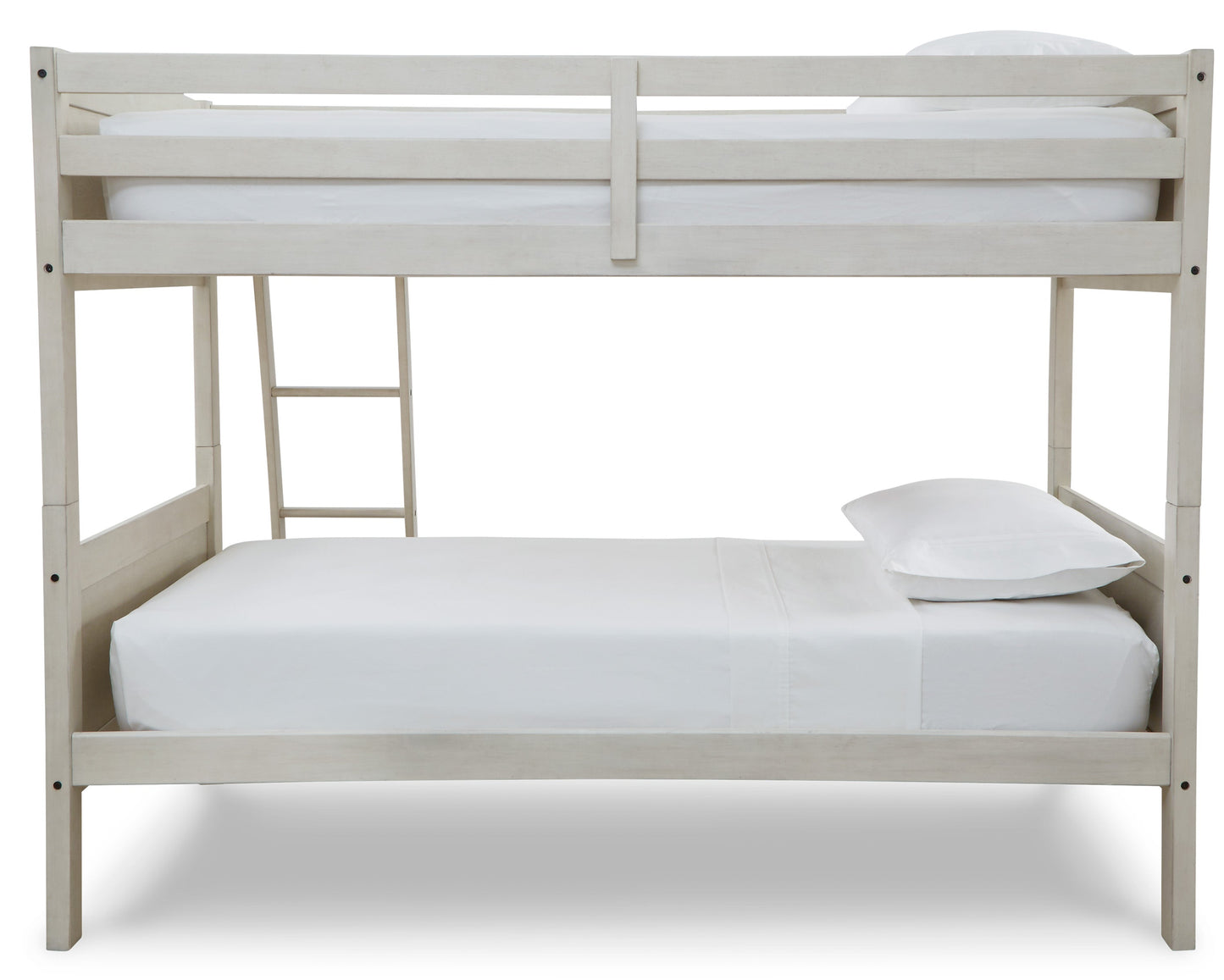 Robbinsdale Antique White Twin/Twin Bunk Bed w/ Ladder