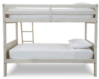 Robbinsdale Antique White Twin/Twin Bunk Bed w/ Ladder