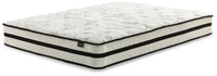 Robbinsdale Antique White Twin over Full Bunk Bed and Mattresses