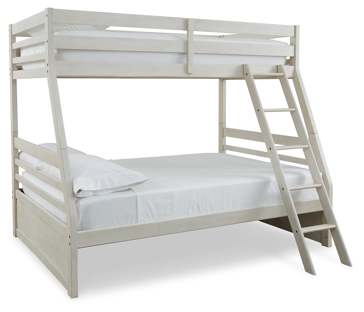 Robbinsdale Antique White Twin over Full Bunk Youth Bed