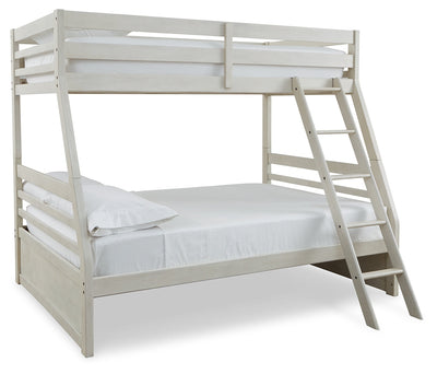 Robbinsdale Antique White Twin over Full Bunk Youth Bed