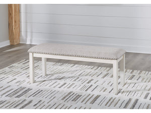 Robbinsdale White 48" Dining Bench