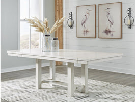 Robbinsdale White Dining Extension Table