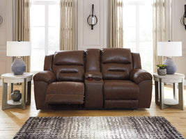 Stoneland Chocolate Reclining Loveseat and Recliner