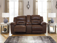 Stoneland Chocolate Reclining Loveseat and Recliner