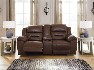 Stoneland Chocolate Reclining Loveseat and Recliner