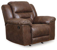 Stoneland Chocolate Reclining Sofa and Recliner