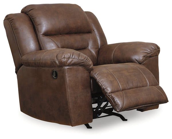 Stoneland Chocolate Reclining Sofa and Recliner