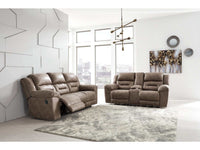 Stoneland Fossil Manual Reclining Living Room Set / 2pc