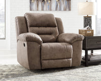 Stoneland Fossil Power Reclining Sofa and Manual Recliner