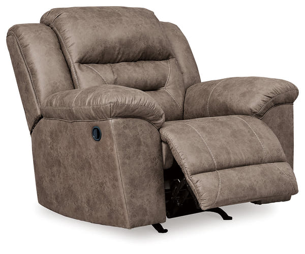 Stoneland Fossil Reclining Loveseat and Recliner