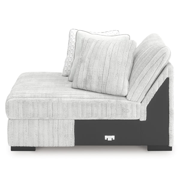 Stupendous Alloy 2-Piece Left Arm Facing Sectional with Chaise