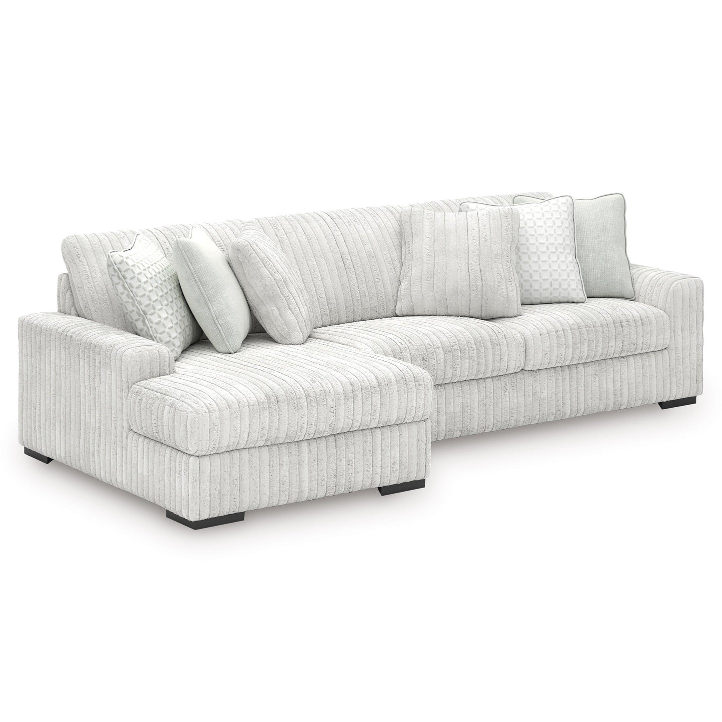 Stupendous Alloy 2-Piece Left Arm Facing Sectional with Chaise